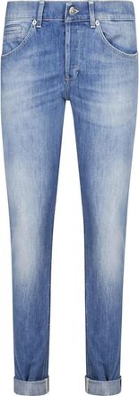 Dondup Slim Fit Tailored Jeans - Heren - Slim Fit Jeans - Blauw - W34 - Katoen - Jeans