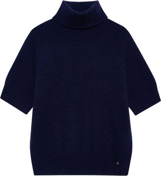 Anine Bing Maglione Jackson a collo alto - Blu