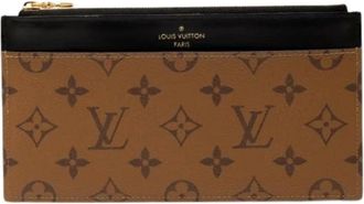 Louis Vuitton Pre-owned Wallets, female, Brown, Size: ONE SIZE Pre-owned Plastic Wallet