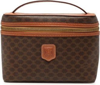 Celine Pre-owned Handbags, female, Brown, Size: ONE SIZE Pre-owned Cosmetic Travel Bag