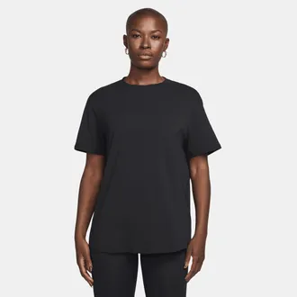Nike Womens One Relaxed Dri-FIT Short-Sleeve Top in Black | FN2814-010