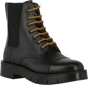 Ferragamo Tolk Combat Boot in Black at Nordstrom Rack, Size 5.5