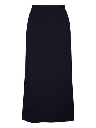 Lafayette 148 New York slit midi skirt - Blu