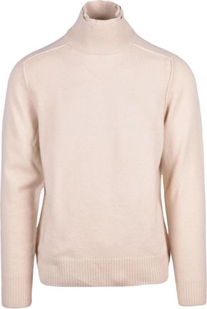 Paolo Pecora Paolo Pecora Mock Neck Sweater - Beige