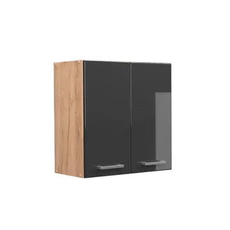 Vicco Armario Colgante R-line, Antracita Alto Brillo, 60 Cm