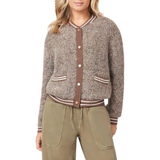 Scotch & Soda Boucl&eacute; Bomber Jacket in Medium Brown at Nordstrom Rack, Size X-Small