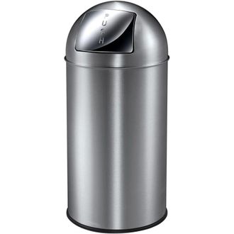 EKO Cubo De Basura Con Tapa De Empuje Push 40 L Plaeado Mate Eko