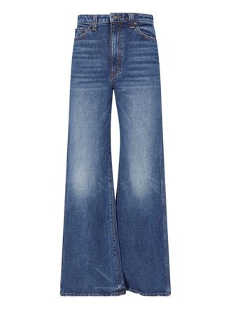Khaite Jeans A Gamba Ampia Dane