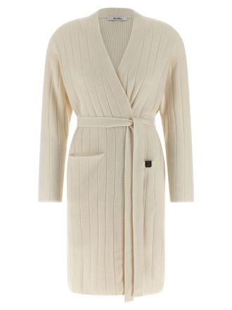 Max Mara White Cashmere Womens Cardigan