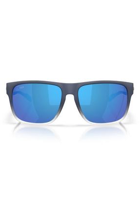 Costa Spearo XL 59mm Polarized Square Sunglasses in Deep Blue Fade /Blue 580G at Nordstrom