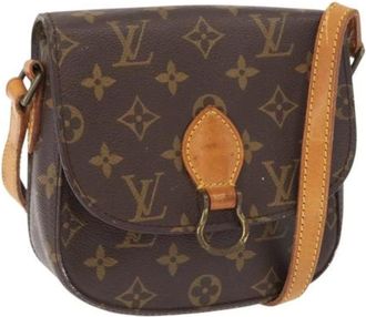 Louis Vuitton Pre-owned Cross Body Bags, female, Brown, Size: ONE SIZE Pre-owned Canvas Cross Body Bag