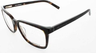 Karl Lagerfeld Unisex Tortoise Round Eyeglass Frames Kl924