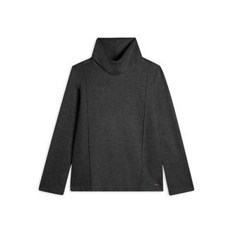 Freddy Felpa donna svasata con collo alto effetto tricot