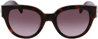 Longchamp 52mm Gradient Tea Cup Sunglasses in Havana at Nordstrom Rack