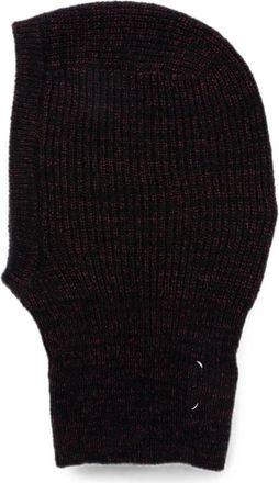 Maison Margiela Four Stitches Beanie - Dames - Hoeden - Zwart - S - Katoen - Accessoires