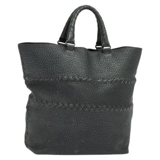 Bottega Veneta Pre-owned Tote Bags, female, Gray, Size: ONE SIZE Pre-owned Vintage Tote Bag
