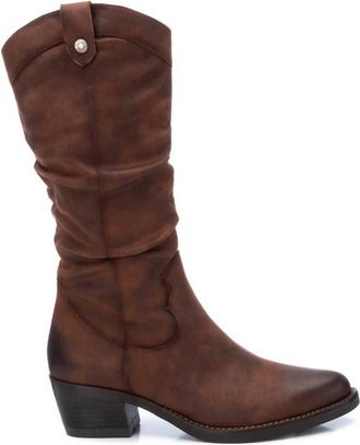 Xti Womens Cowboy Boots In Camel