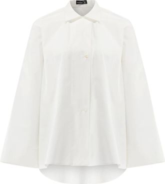 van Laack Overhemden, Dames, Wit, 3Xl, Katoen, Blouse Tizita