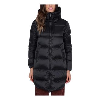 Bomboogie Jassen, Dames, Zwart, XL, Leer, Winterjassen