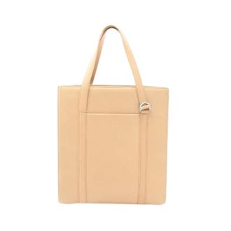 Cartier Pre-owned Tote Bags, female, Beige, Size: ONE SIZE Pre-owned Cabochon Leather Tote Bag