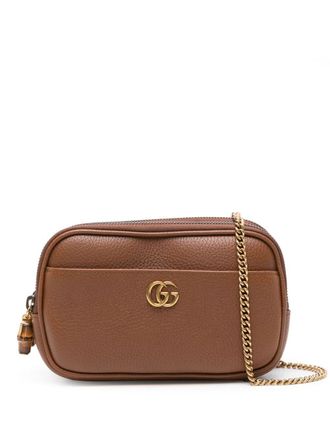 Gucci Borsa GG super mini - Marrone