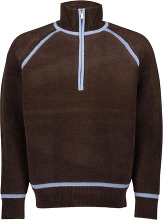 Dr&ocirc;le de Monsieur Le Pull Le Camionneur - Heren - Coltruien - Bruin - M - Wol - Truien & Vesten