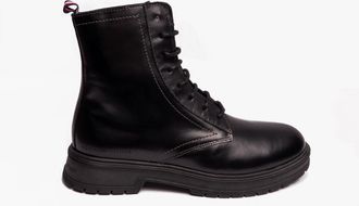 Tommy Hilfiger ABRASIVATO Mens Boots Black - Size UK 10.5