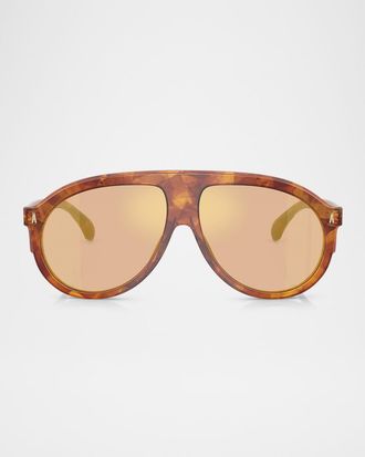 Moncler Men & apos;s ME6001 Aviator Sunglasses