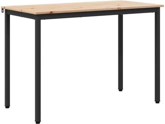 vidaXL Mesa De Comedor Natural 110 X 55 X 75 Cm Madera De Pino Macizo Vidaxl