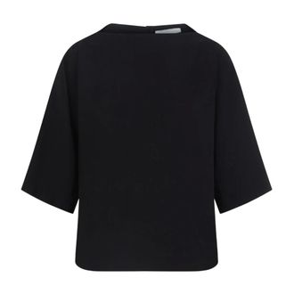 STUDIO NICHOLSON Blouses, female, Black, Size: 2XS Basco T-shirt