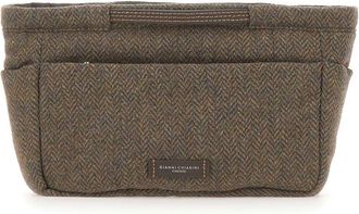 Gianni Chiarini BAGSin BAG Beauty Case - Dames - Clutches - Bruin - ONE Size - Wol - Tassen