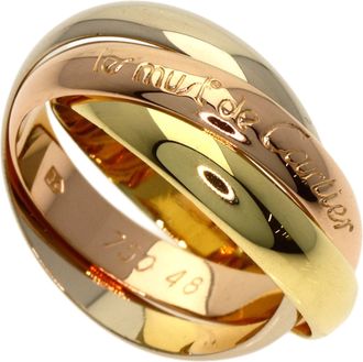 Cartier Trinity Yellow Gold (18K) Pink Gold (18K) White Gold (18K) Band Ring (Pre-Owned)