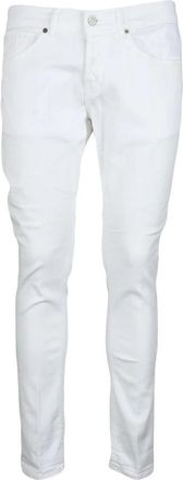 Dondup George Slim-fit Jeans - Heren - Slim Fit Jeans - Wit - W38 - Katoen - Jeans