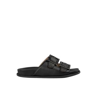 Alma En Pena Sliders, female, Black, 5 UK, Buckle sandal comfort
