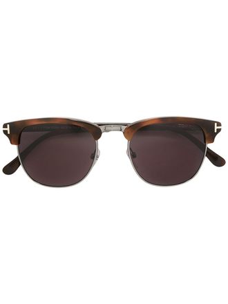 Tom Ford Eyewear Occhiali da sole squadrati - Marrone