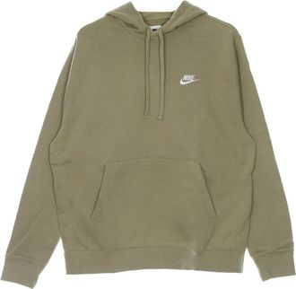 Nike Sportswear Club Fleece Hoodie - Heren - Sportshirts - Groen - XL - Katoen - Fitness