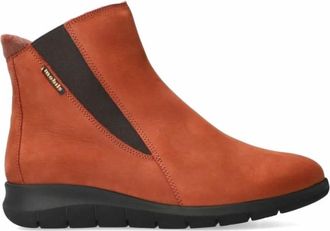 Mephisto Comfortabele Dames Enkellaarsjes - Dames - Enkellaarsjes - Rood - 40 EU - Schoenen