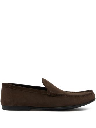 Bally Axony suede loafers - Brown