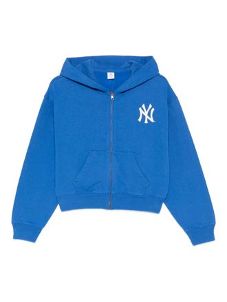 Sporty & Rich zip hooded sweatshirt - Blue