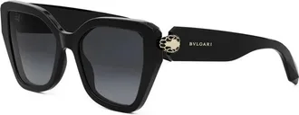 Bulgari Accessoires, unisex, Zwart, ONE Size, Bv 40033I Serpenti Zonnebril