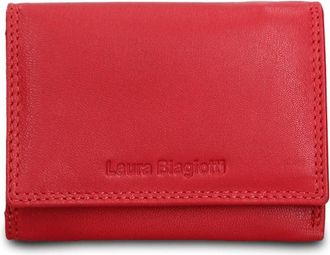 Laura Biagiotti Essential Wallet - Dames - Portefeuilles - Rood - ONE Size - Leer - Accessoires