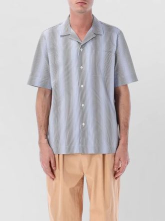 Dries Van Noten carlton short sleeve striped cotton shirt