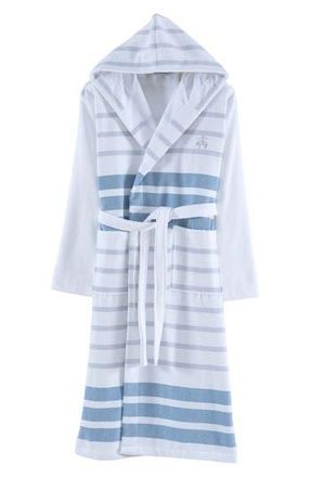 Brooks Brothers Turkish Peshtemal Cotton Robe in Blue at Nordstrom Rack