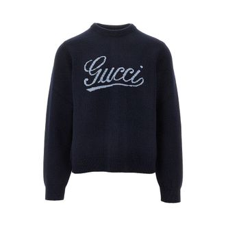 Gucci Wool sweater with logo inlay Man L