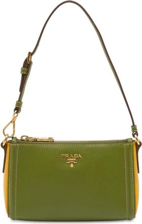 Prada Pre-owned Prada Bicolor Saffiano Shoulder Bag Ladies HG5W0IEAU8JM7DRS