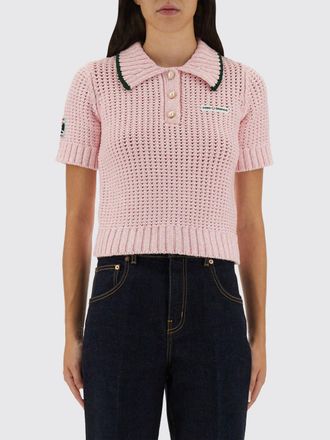 Casablanca Polo in maglia di cotone con logo Casablanca