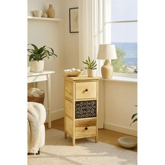 Regalos Miguel Muebles Auxiliares - Cajonera Estrecha Tidalon 3 Cajones