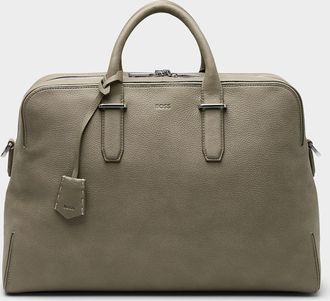 BOSS Mens Madison taupe travel bag