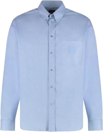Fendi Hombre, Camisas, Azul, Talla: S