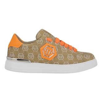 Philipp Plein Zapatillas Bajas con Monograma Jacquard - Shoes - Hombre - Verde - 41 EU
